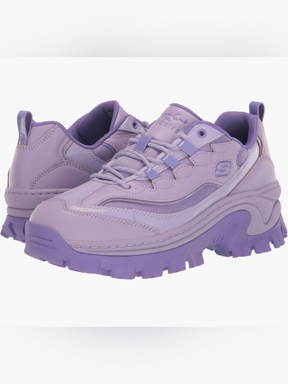 Skechers x Doja Cat Lilac D'Lites Sneakers - Picture 1 of 8